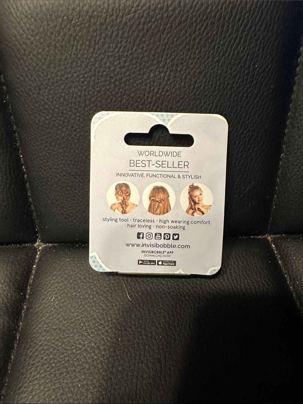 invisibobble Nano Clear Hair Ring - Clear - Picture 2 of 2